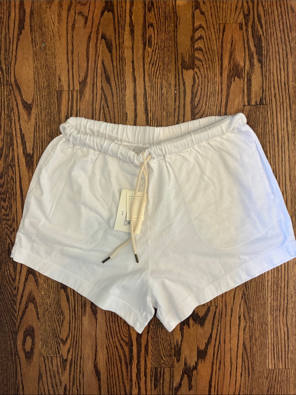 THE GREAT. White cotton shorts. NWT